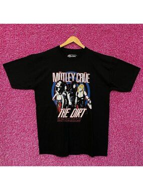 Motley Crue The Dirt Biopic Movie Promo Heavy Metal Tee XL